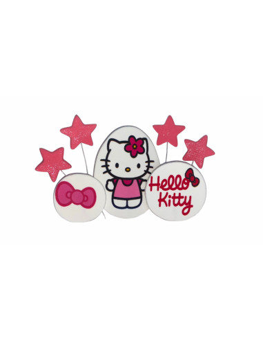 Набір цукрового кондитерського декору для тортиків "Кітті"